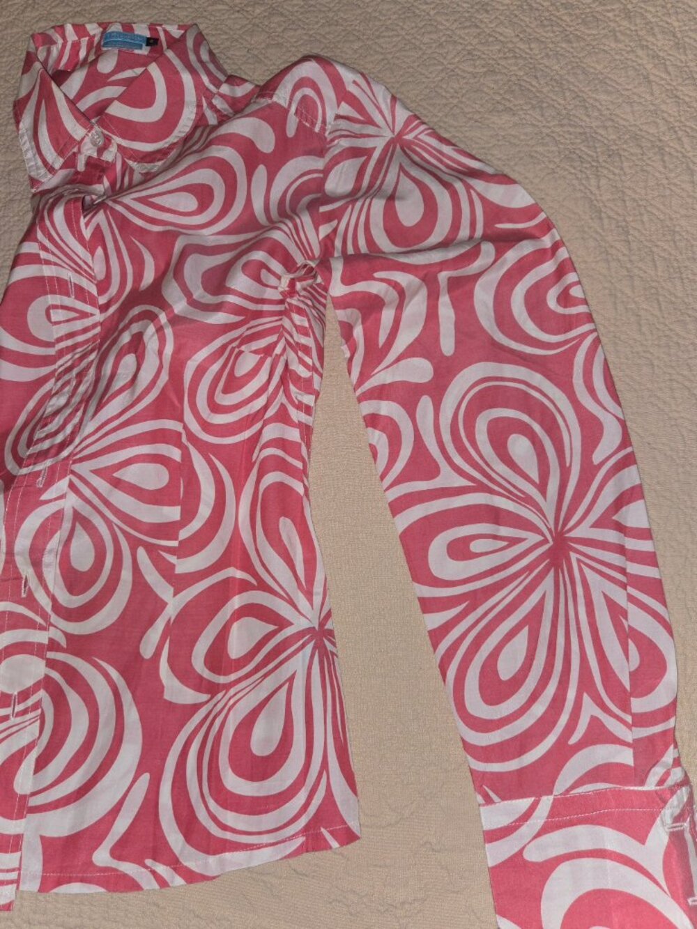 J. McLAUGHLIN Lois Blouse, Mallmo Poppy Size 4